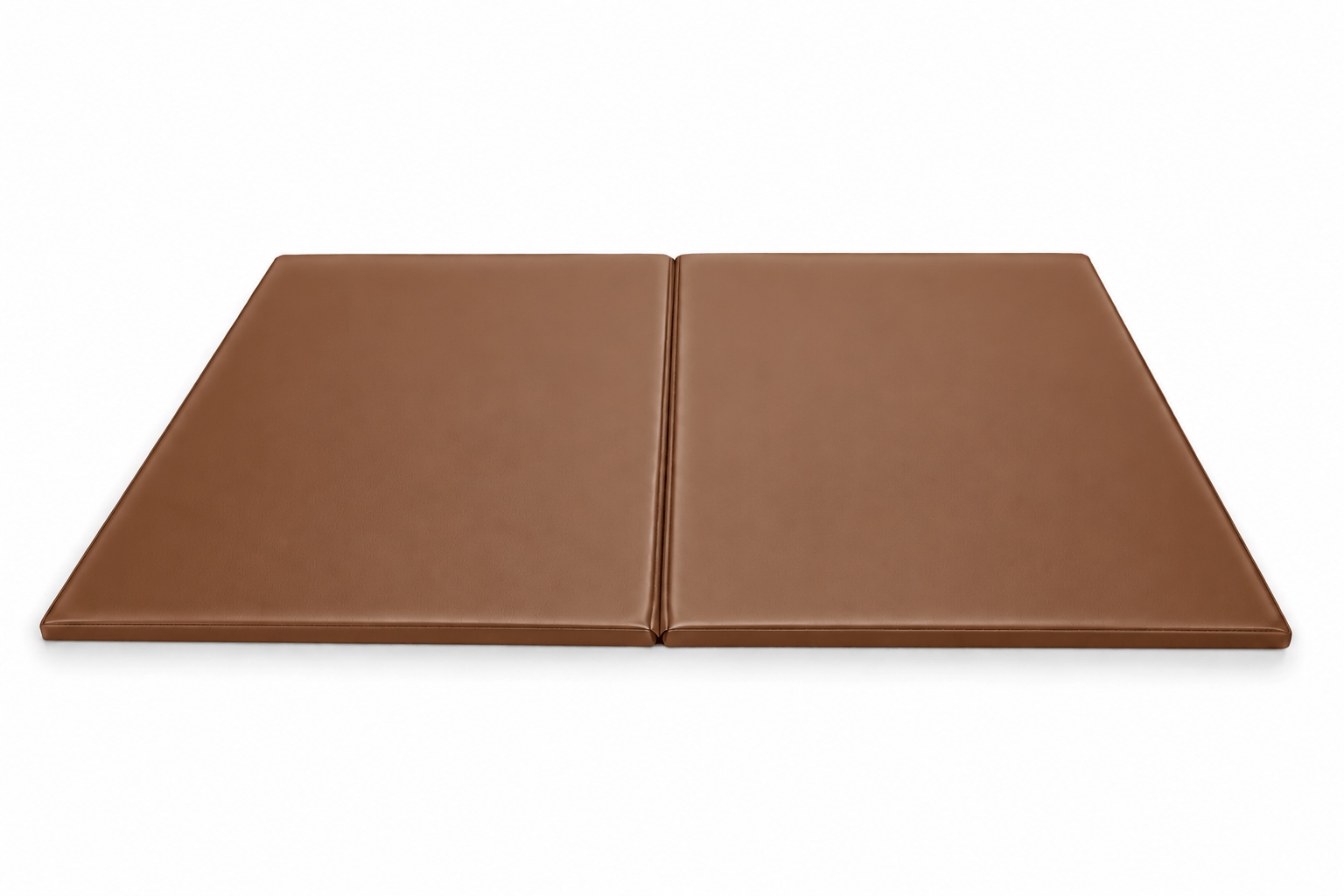 Tapis d'évolution en mousse pvc pliant 200x150x2cm - Marron