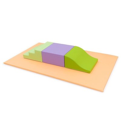 Motricité - Parcours de Motricité Crèche - Parcours de Motricité 3 pièces avec tapis Sécuritis