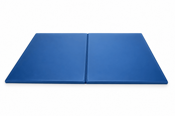 Motricité - Tapis de motricité bébé et enfant - Tapis d'évolution en mousse pvc pliant 200x150x2cm Bleu