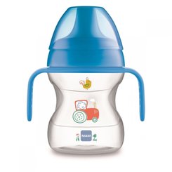 Repas - Tasse d’apprentissage - Tasse d'apprentissage 190 ml - bec souple/évolutif avec anses