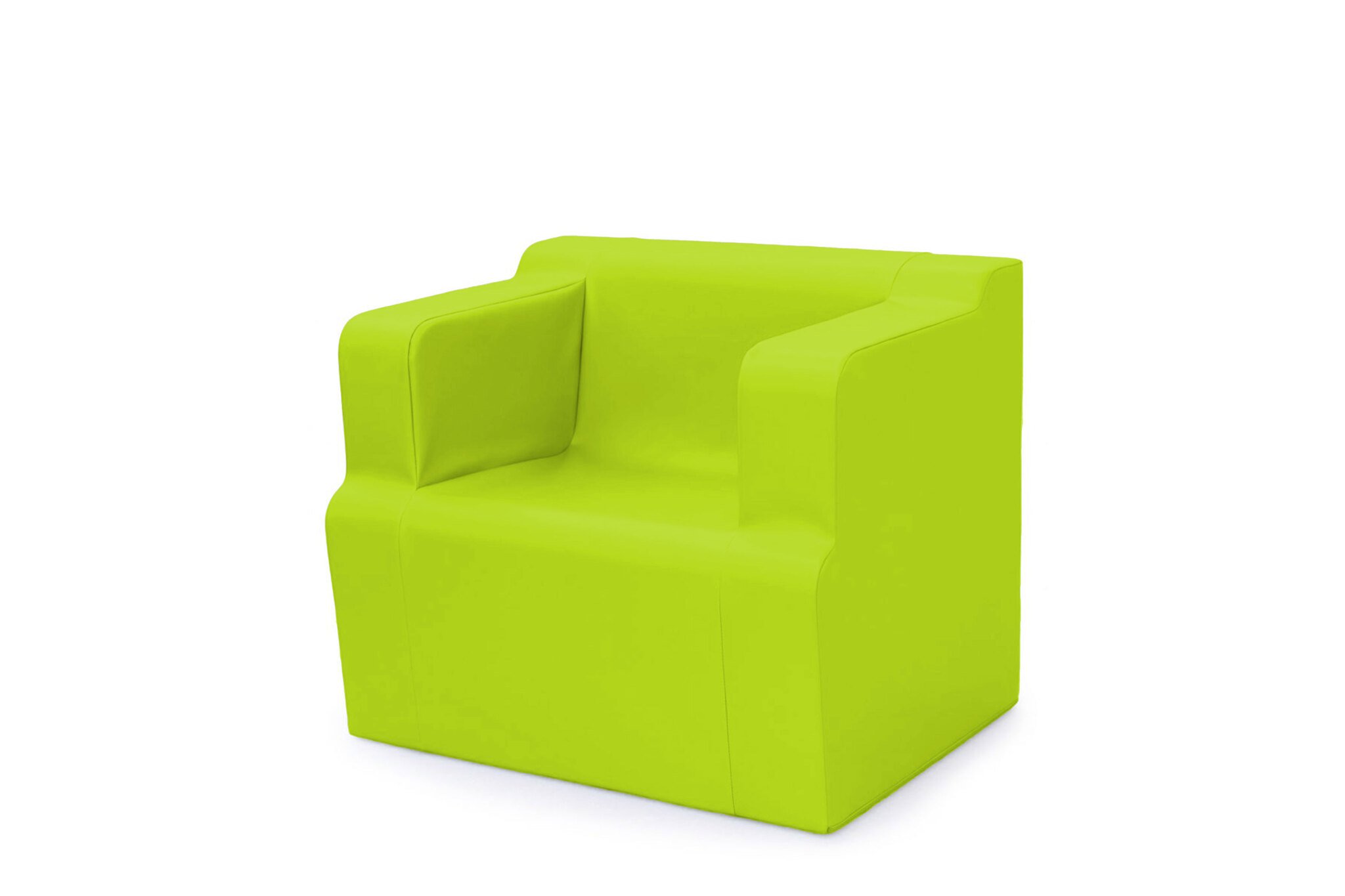 Fauteuil individuel allaitement 2 accoudoirs Vert clair