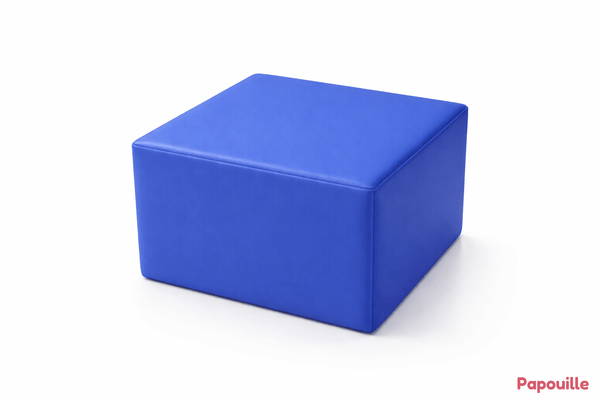 Mobilier - Meuble en mousse et Pouf - Pouf cube en mousse pvc h.25cm