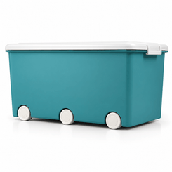 Mobilier - Accessoires pour meuble de rangement - Lot de 3 coffres de rangement 42L  - 58 x 36 x 31 cm - Playbox Vert 