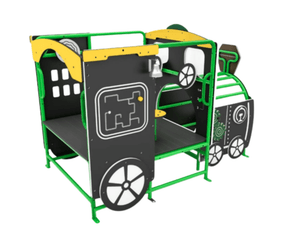 Mobilier - Aire de jeux et structure extérieure - Aire de jeux - locomotives