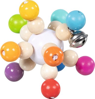 Jouets - Hochets et Jouets Sensoriels - Hochet balle arc-en-ciel flexible