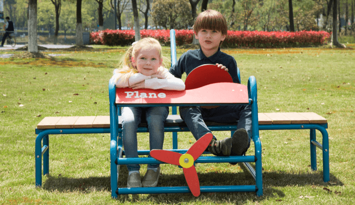 Mobilier - Aire de jeux et structure extérieure - Aire de jeux - avion