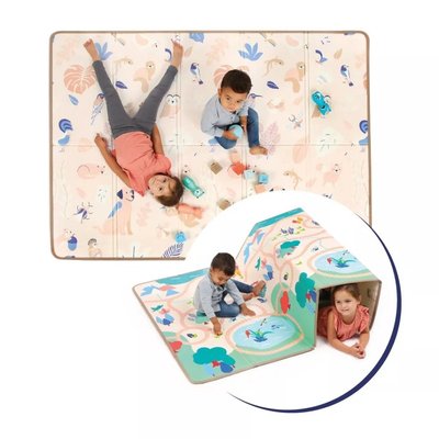 Jouets - Tapis et Jeux d'Éveil, Portiques d'Activité - Tapis pliable reversible la nature