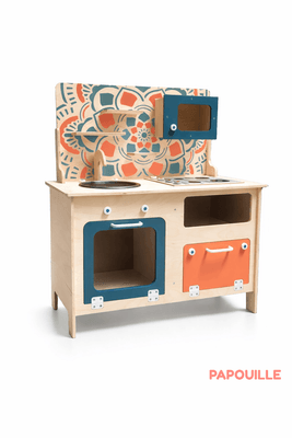 Mobilier - Mobilier de jeux d'imitation - Cuisine en bois moderne pour enfant