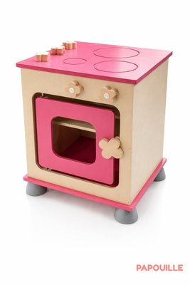 Mobilier - Mobilier de jeux d'imitation - Bloc de cuisson imitation cuisinière en bois