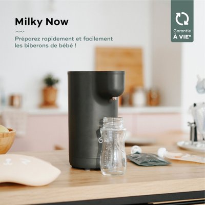 Repas - Chauffe biberon et stérilisation - Préparateur de biberon - Milky Now