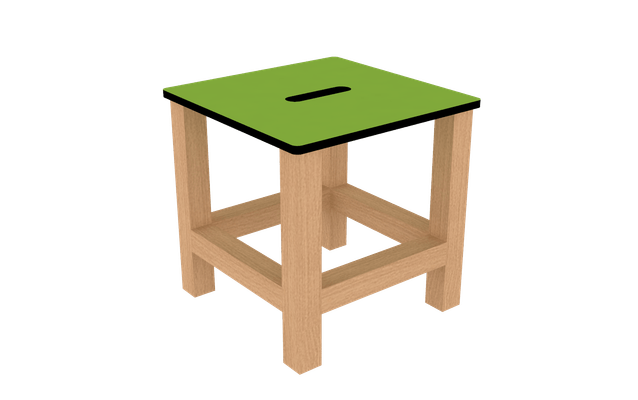 Mobilier - Tabouret et Assise au sol - Tabouret - T3 - Vert