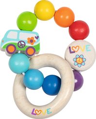 Jouets - Hochets et Jouets Sensoriels - Hochet flexible arc-en-ciel