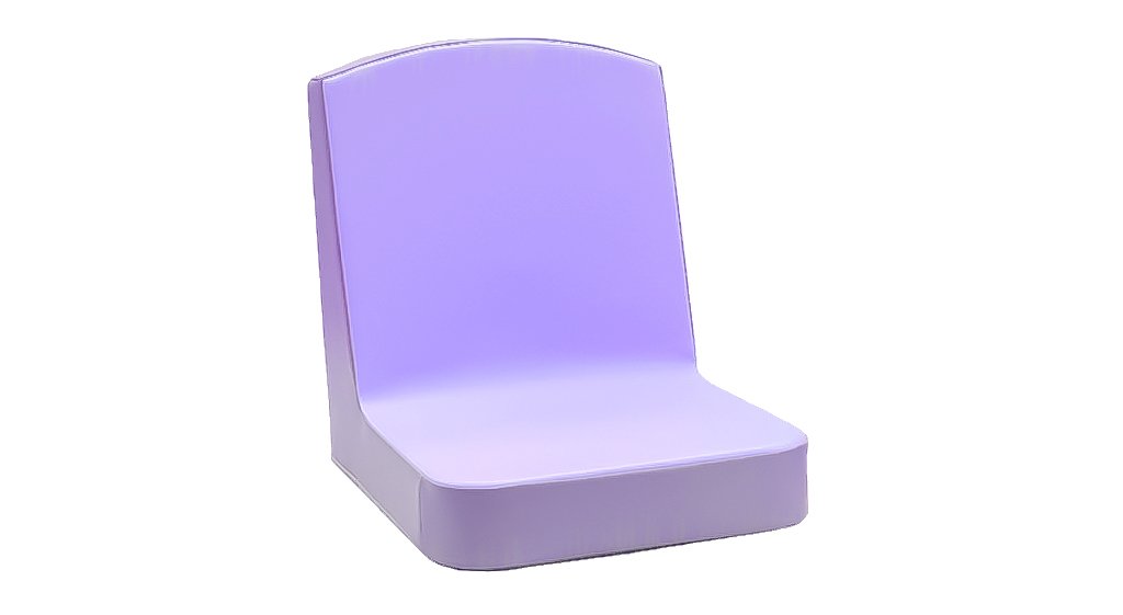 Siège au sol enfant lilas