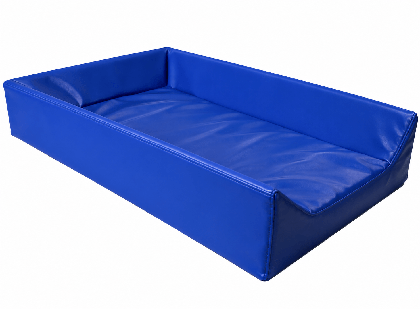 Matelas à langer 3 rebords - 50 x 70 x 10 cm - Bleu roi