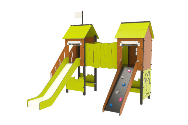 Mobilier - Aire de jeux et structure extérieure - Structure de jeux Actinat - Fixations courtes