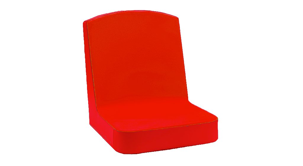 Siège au sol enfant rouge