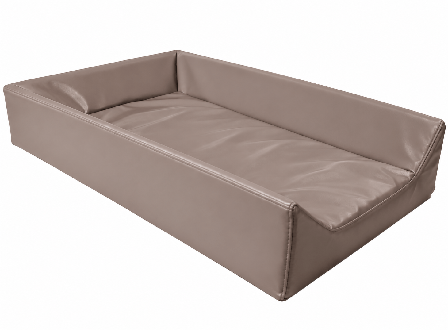 Matelas à langer 3 rebords - 50 x 70 x 10 cm - Taupe