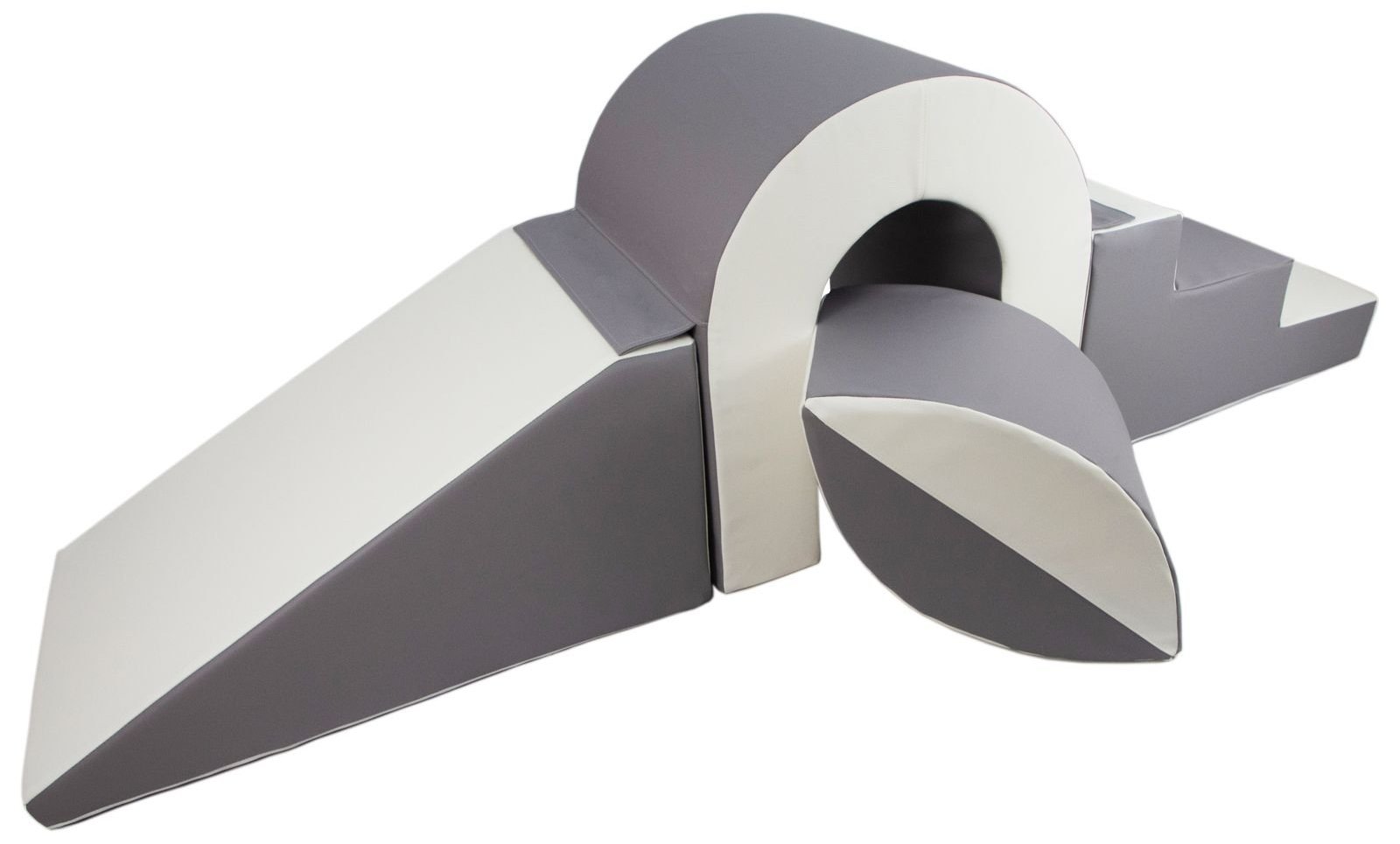 Set de blocs en mousse 4 éléments avec petit pont gris