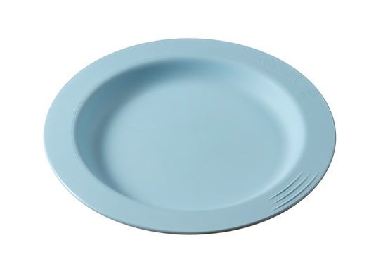 Repas - Assiettes Enfants et à Compartiments - Assiette Matière Végétale - ø13.4 cm bleu