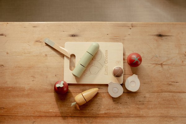 Jouets - Jouets d'Imitation et d'Imagination - Légumes à découper en bois