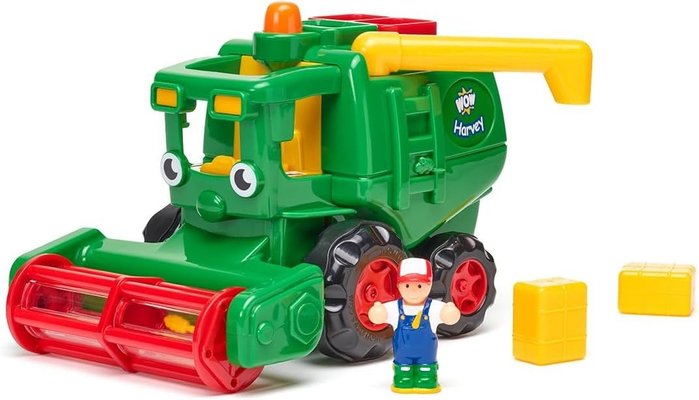 Jouets - Garages, Voitures et Circuits pour Enfant - Véhicule miniature moissonneuse batteuse