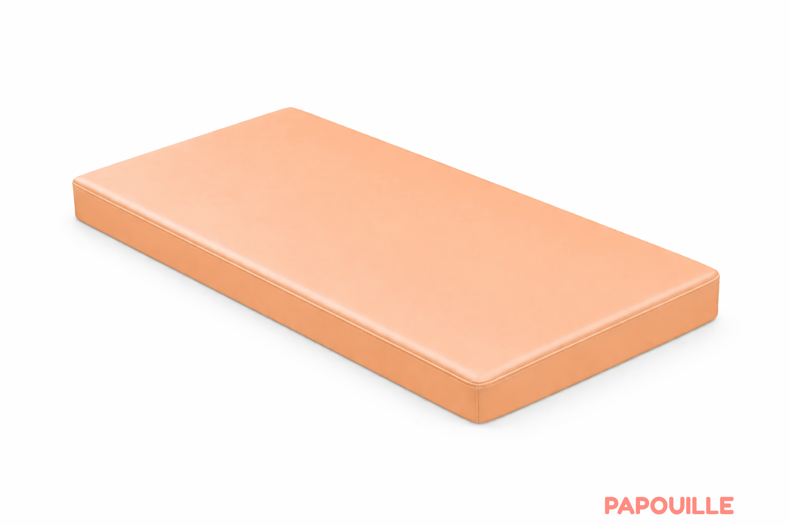 Matelas confort en pvc 60x120x10 cm abricot