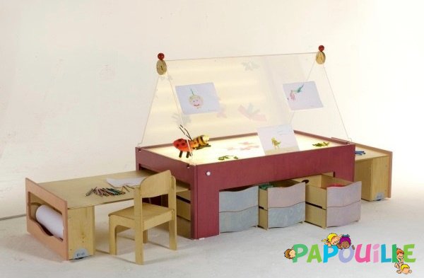 Mobilier - Table crèche et scolaire - Table lumineuse créative