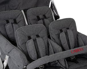 Puériculture - Poussette - Poussette 4 places cabrio buggy