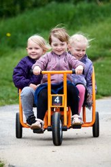 Jeux - Tricycles, Trotinette et Vélos - Tricycle taxi double enfant 4 à 7 ans Circleline