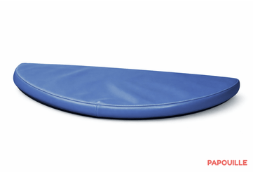 Motricité - Tapis de motricité bébé et enfant - Tapis 1/2 rond en mousse pvc 80 x 40 x 3cm