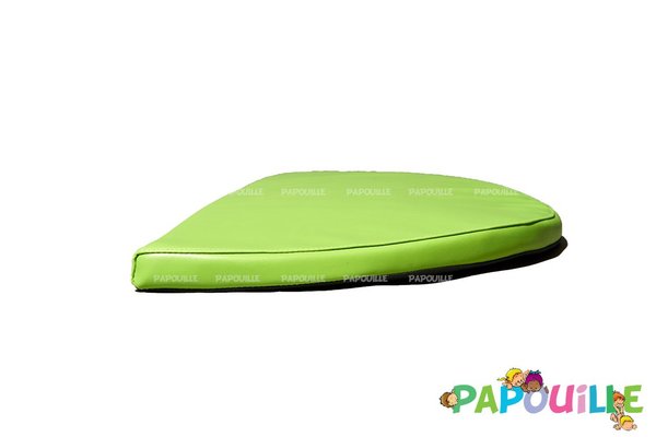 Motricité - Tapis de motricité bébé et enfant - Tapis 1/2 rond en mousse pvc 80 x 40 x 3cm