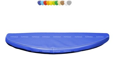 Motricité - Tapis de motricité bébé et enfant - Tapis 1/2 rond en mousse pvc 80 x 40 x 3cm
