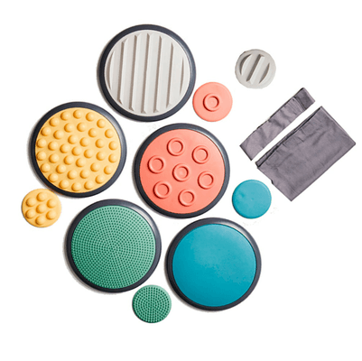 Motricité - Eveil Sensoriels et Tactiles - Disques tactiles enfant 1 an et +