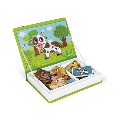Jeux - Jeux Éducatifs et Puzzle - Livre puzzle magnétique les animaux