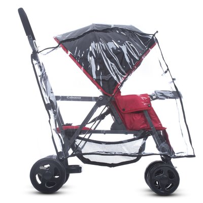 Puériculture - Accessoires de Poussette - Habillage pluie pour poussette double caboose
