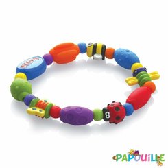 Jouets - Hochets et Jouets Sensoriels - Anneau de dentition rigide et souple bug-a-loopﾙ - 3m+