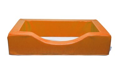 Couchage - Couchette Empilable pour Bébé et Enfant, Lit Gain de Place - Lit couchette en mousse pvc pour matelas 60x120cm orange