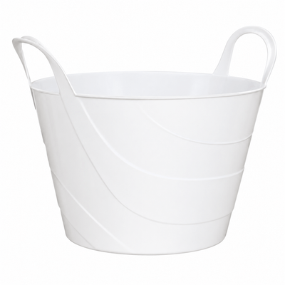 Jeux - Bac à Sable et Accessoires  - Corbeille souple - 15 litres - Blanc