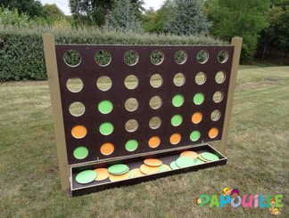 Motricité - Structure et panneaux D'activités - Jeu de récré "le jeu du palet géant"