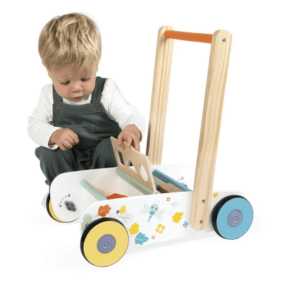 Jeux - Porteurs, Draisiennes, Marcheurs - Chariot de marche multi-activités - Janod
