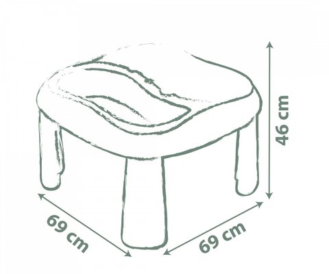 Jeux - Bac à Sable et Accessoires  - Table Sable et Eau avec couvercle Smoby 