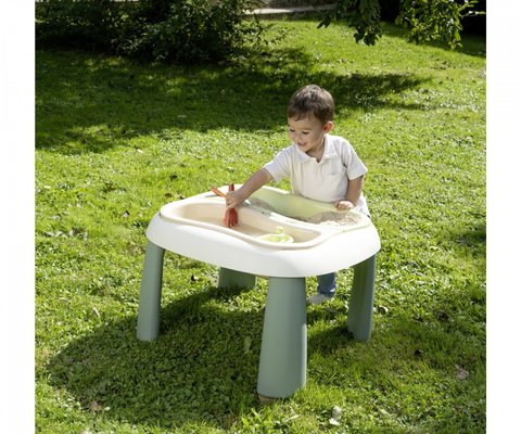 Jeux - Bac à Sable et Accessoires  - Table Sable et Eau avec couvercle Smoby 