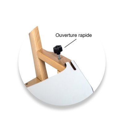 Puériculture - Chaise haute bébé et Siège Repas - Fauteuil bébé repas en bois avec tablette h.18 t00