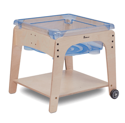 Jeux - Bac à Sable et Accessoires  - Table à roulettes sable et eau - H59