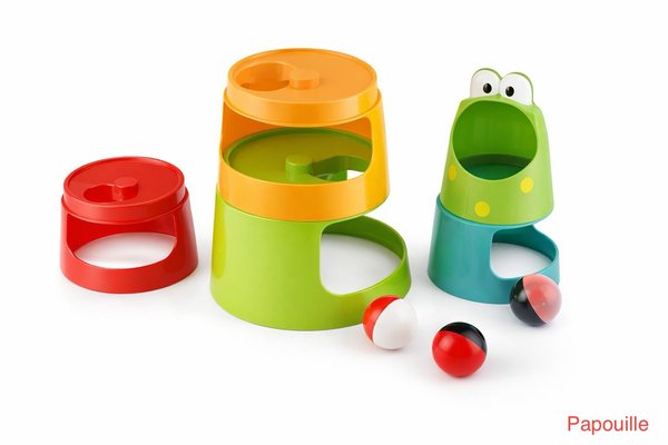 Jouets - Jouets à Empiler ou à Encastrer - Grenouille pyramide