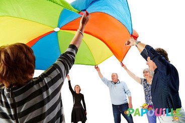 Motricité - Jeux de Motricité Libre - Parachute petit espace