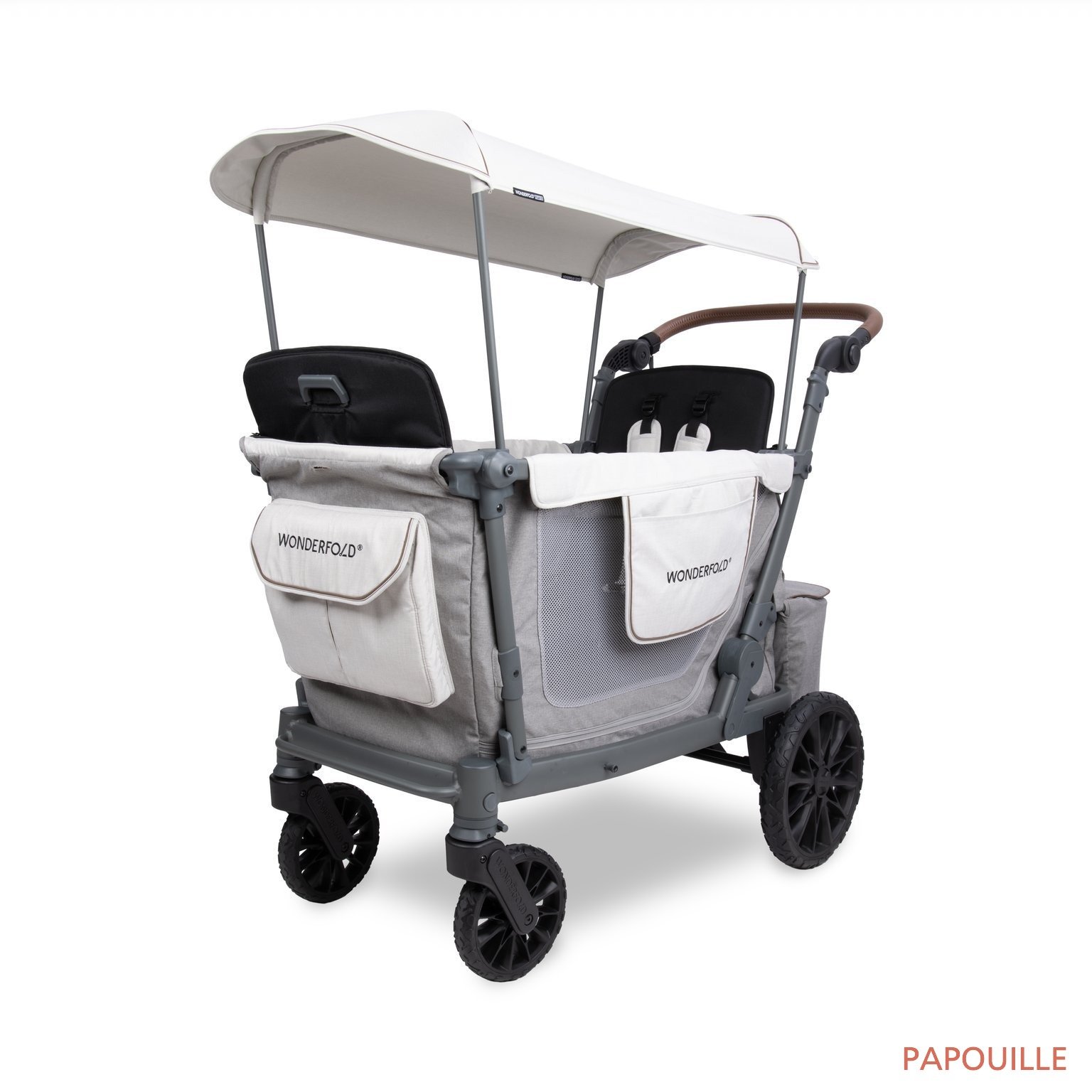 Poussette wagon 2 places L2 - 6 mois + - Gris
