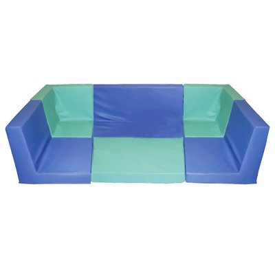 Mobilier - Meuble en mousse et Pouf - Tapis aire de jeux avec dossier en mousse 2 côtés