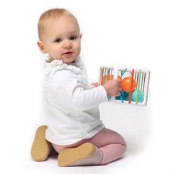 Jouets - Jouets à Empiler ou à Encastrer - Cube de manipulation cage à balles
