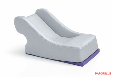 Puériculture - Transat Bébé, Balancelle Bébé - Transat confort en mousse pvc gris